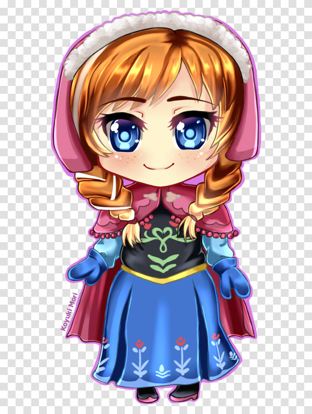 Anna And Kristoff Images Anna Hd Wallpaper And Background Ana De Frozen Chibi, Doll, Toy, Comics, Book Transparent Png