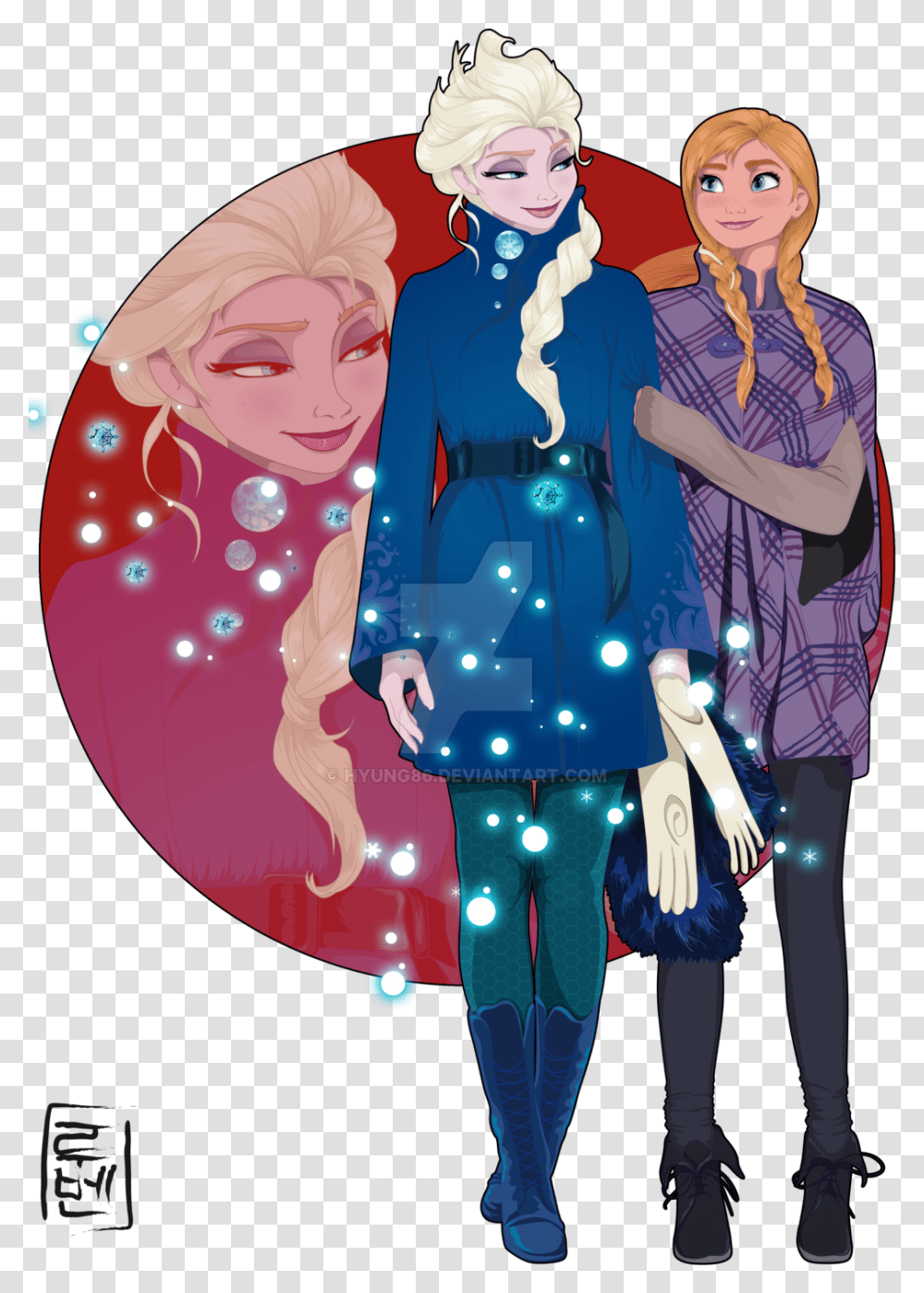 Anna Drawing Sisters Disney Princess In College, Person Transparent Png