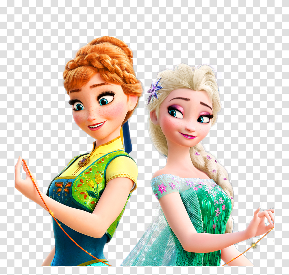 Anna Elsa, Doll, Toy, Person, Human Transparent Png