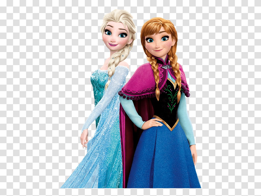 Anna Elsa Frozen Olaf Kristoff Elsa And Anna, Doll, Toy, Person, Human Transparent Png