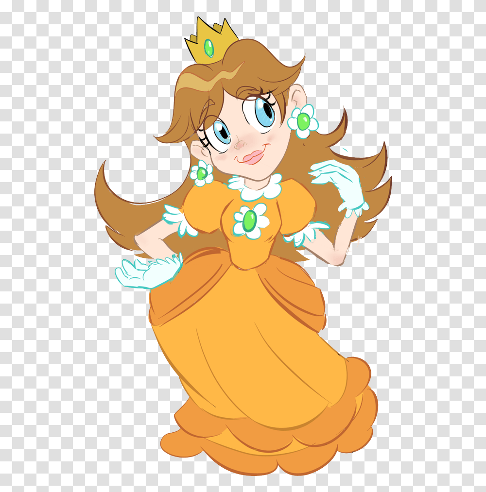 Anna Frohling Princess Daisy For Cartoon, Person, Human, Face Transparent Png