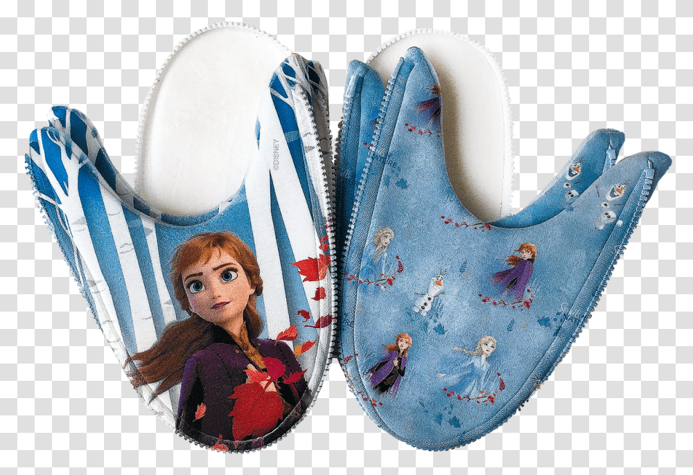 Anna Frozen 2 Zlipperz Embroidery, Bib, Person, Human, Clothing Transparent Png