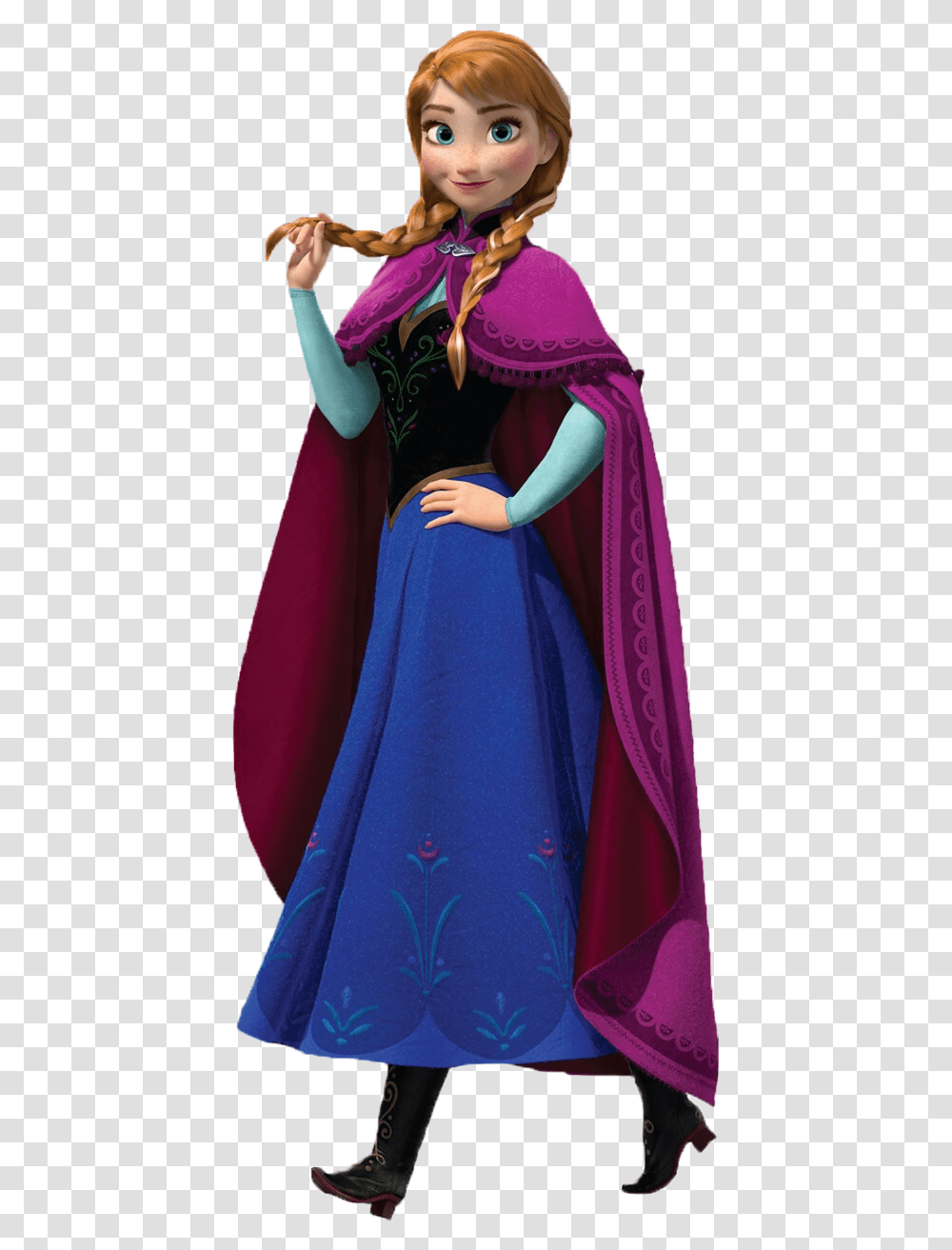 Anna Frozen Vector, Fashion, Doll, Evening Dress Transparent Png