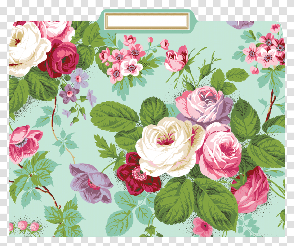Anna Griffin Rose File Folders, Floral Design, Pattern Transparent Png