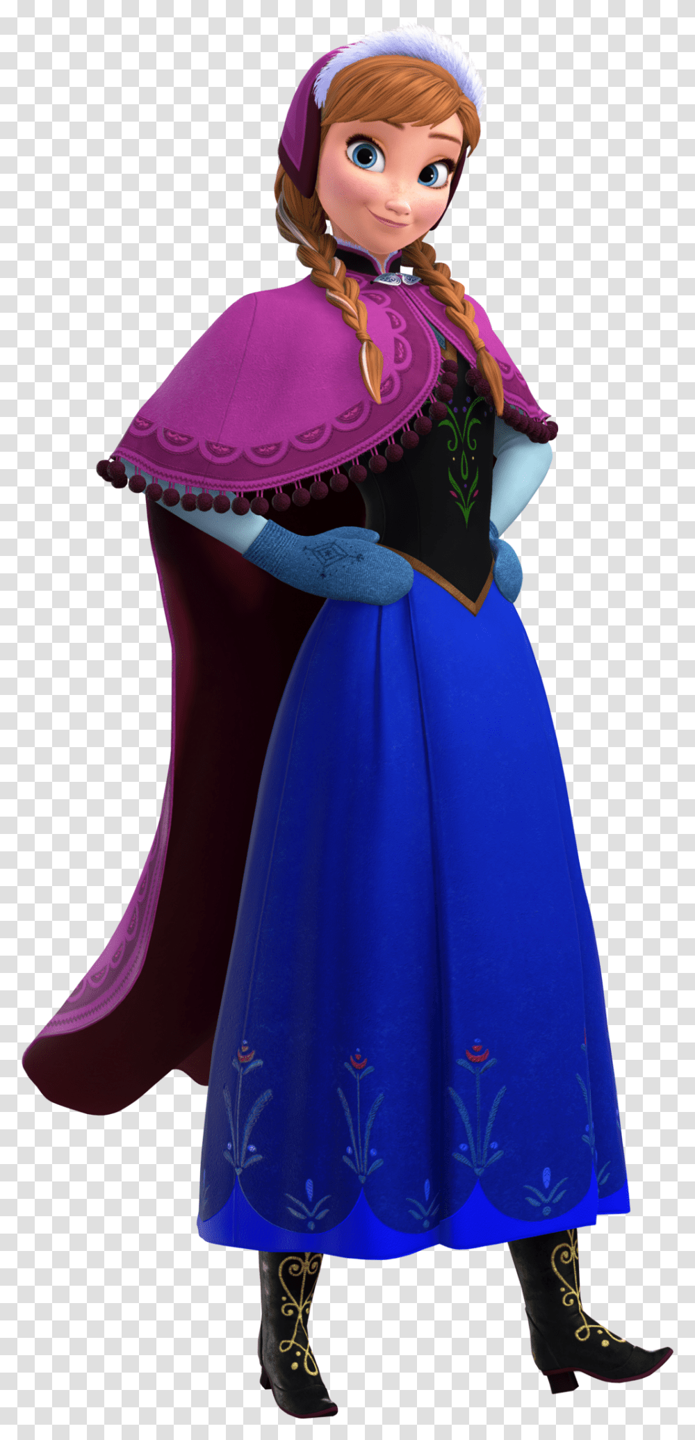 Anna Kingdom Hearts 3 Frozen Anna, Clothing, Costume, Doll, Evening Dress Transparent Png