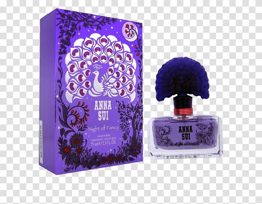 Anna Sui Perfume Night Of Fancy, Bottle, Cosmetics Transparent Png