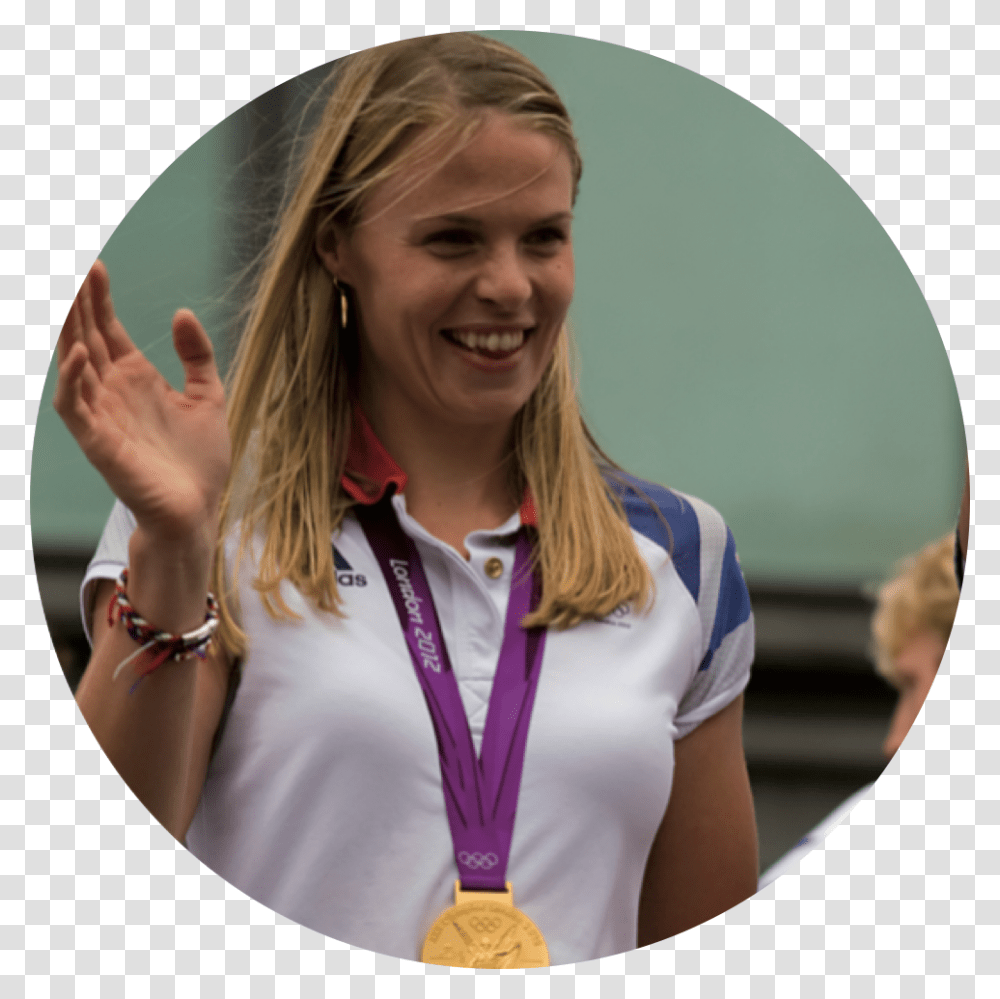 Anna Watkins Mbe Olympic Rowing Gold Medallist Anna Watkins, Person, Human, Trophy, Finger Transparent Png