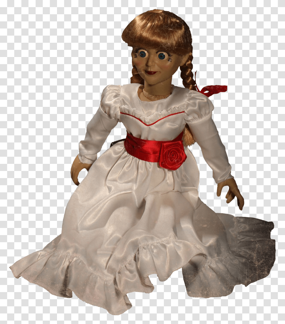 Annabelle Annabelle Creation Prop Replica Doll, Person, Human, Toy, Figurine Transparent Png