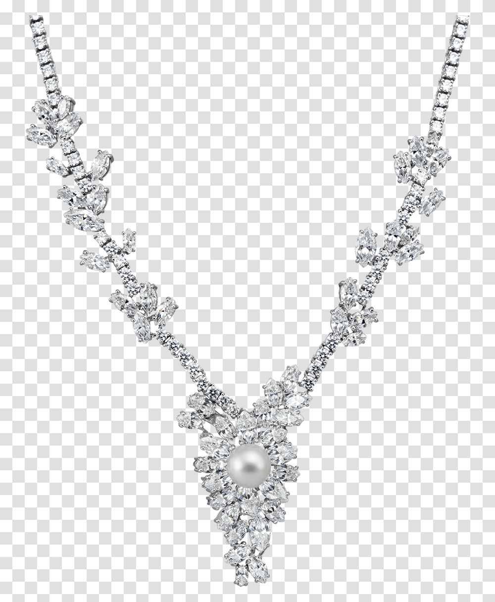 Annabelle Ciro Pearl Necklace Jewellery Silver Necklace, Jewelry, Accessories, Accessory, Diamond Transparent Png