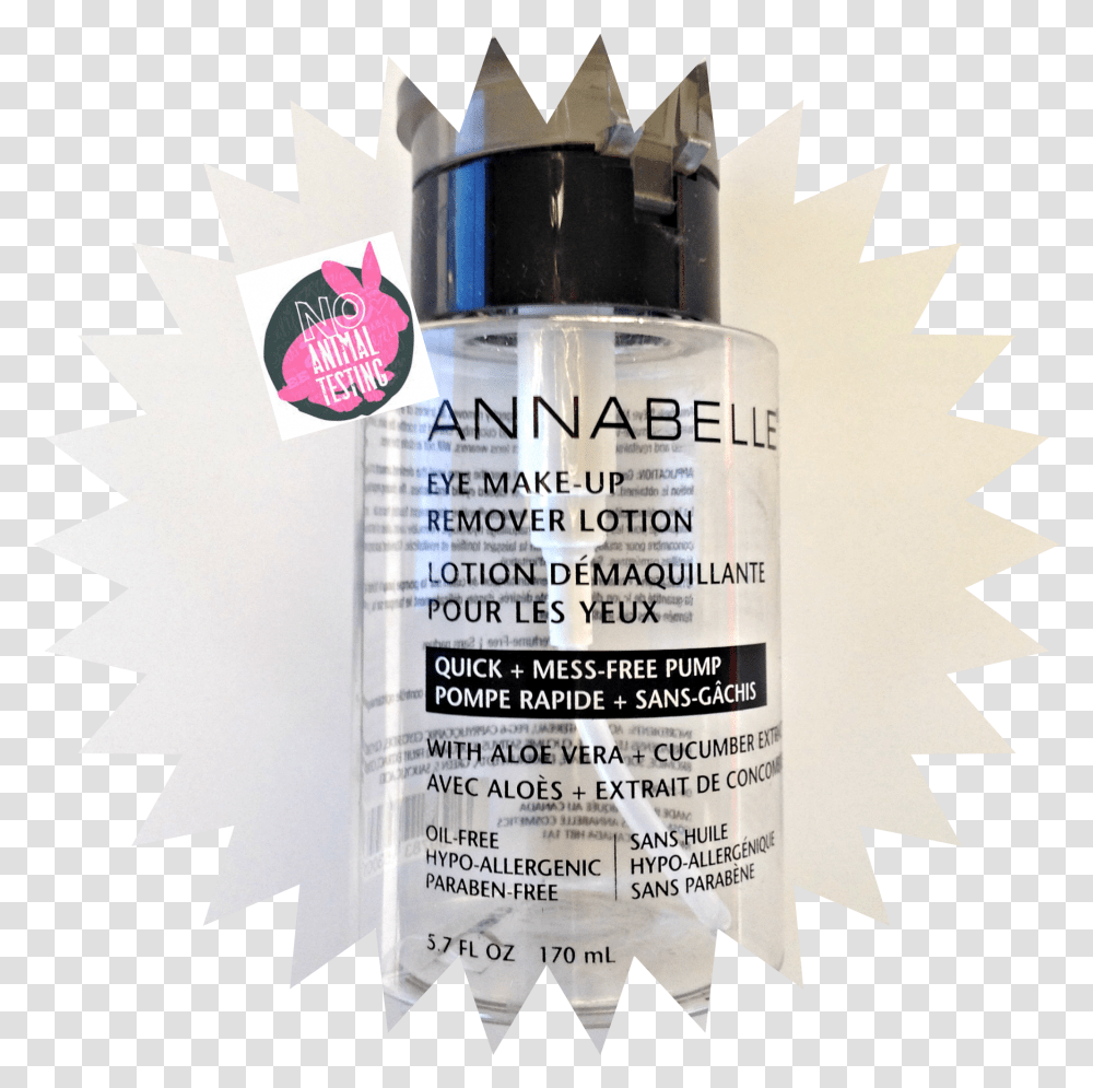 Annabelle Eye Make Up Remover Lotion Perfume, Bottle, Cosmetics, Advertisement, Poster Transparent Png