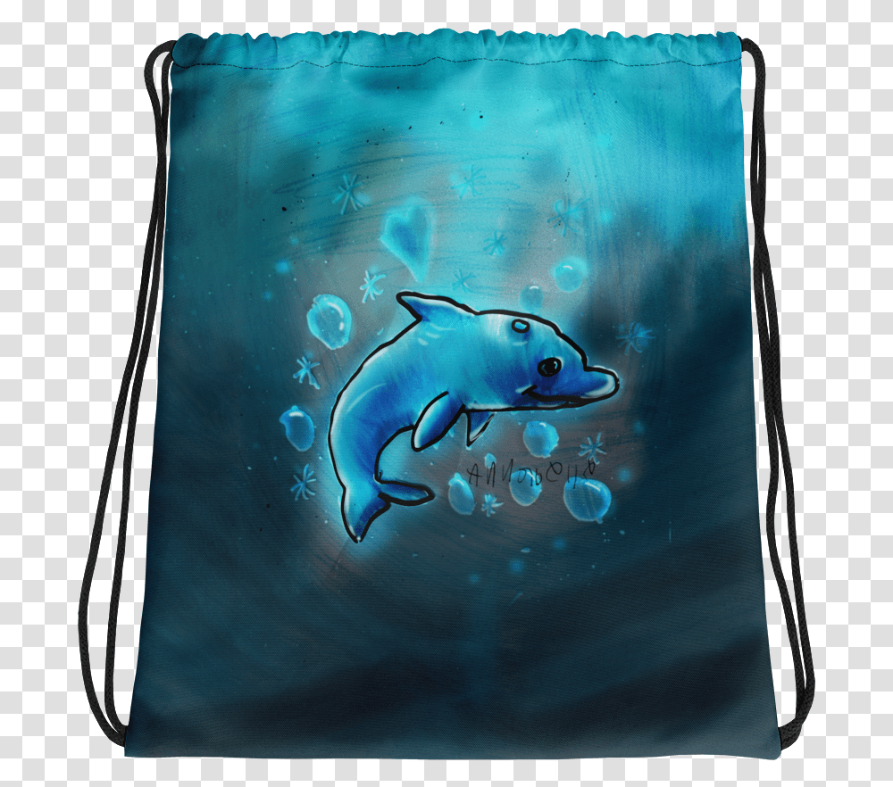 Annabelle Original Dolphin 01 Drawstring Bag, Fish, Animal, Water Transparent Png