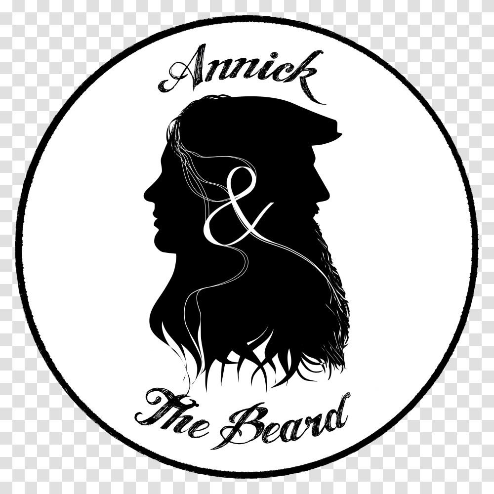 Annick Amp The Beard Illustration, Label, Logo Transparent Png