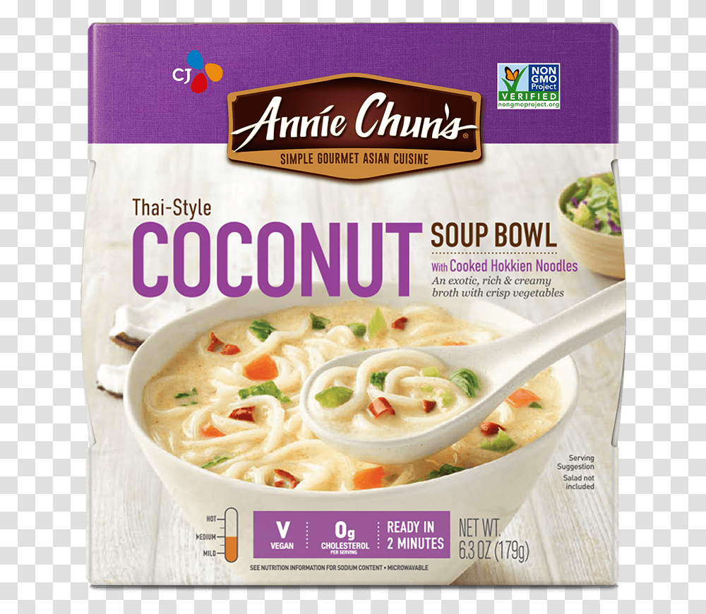 Annie Chun Noodles, Bowl, Dish, Meal, Food Transparent Png