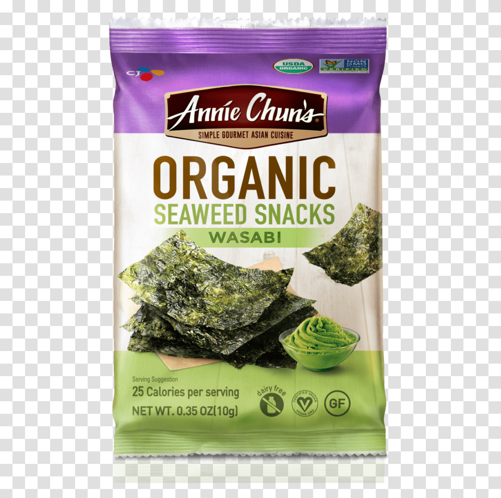 Annie Chun's Seaweed Snacks, Plant, Kale, Cabbage, Vegetable Transparent Png