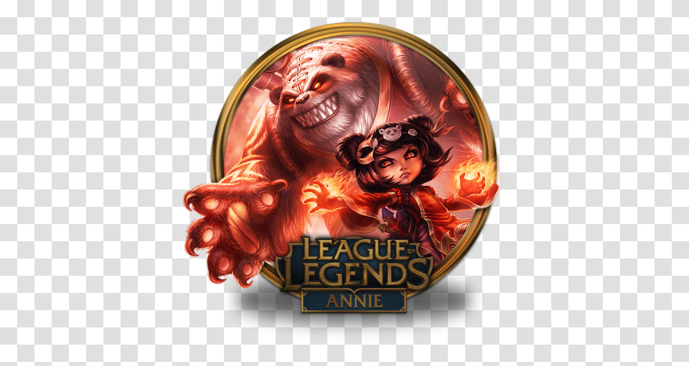 Annie Panda Free Icon Of League Legends Gold Border Icons Annie League Of Legends Skins, Person, Text, Symbol, Logo Transparent Png