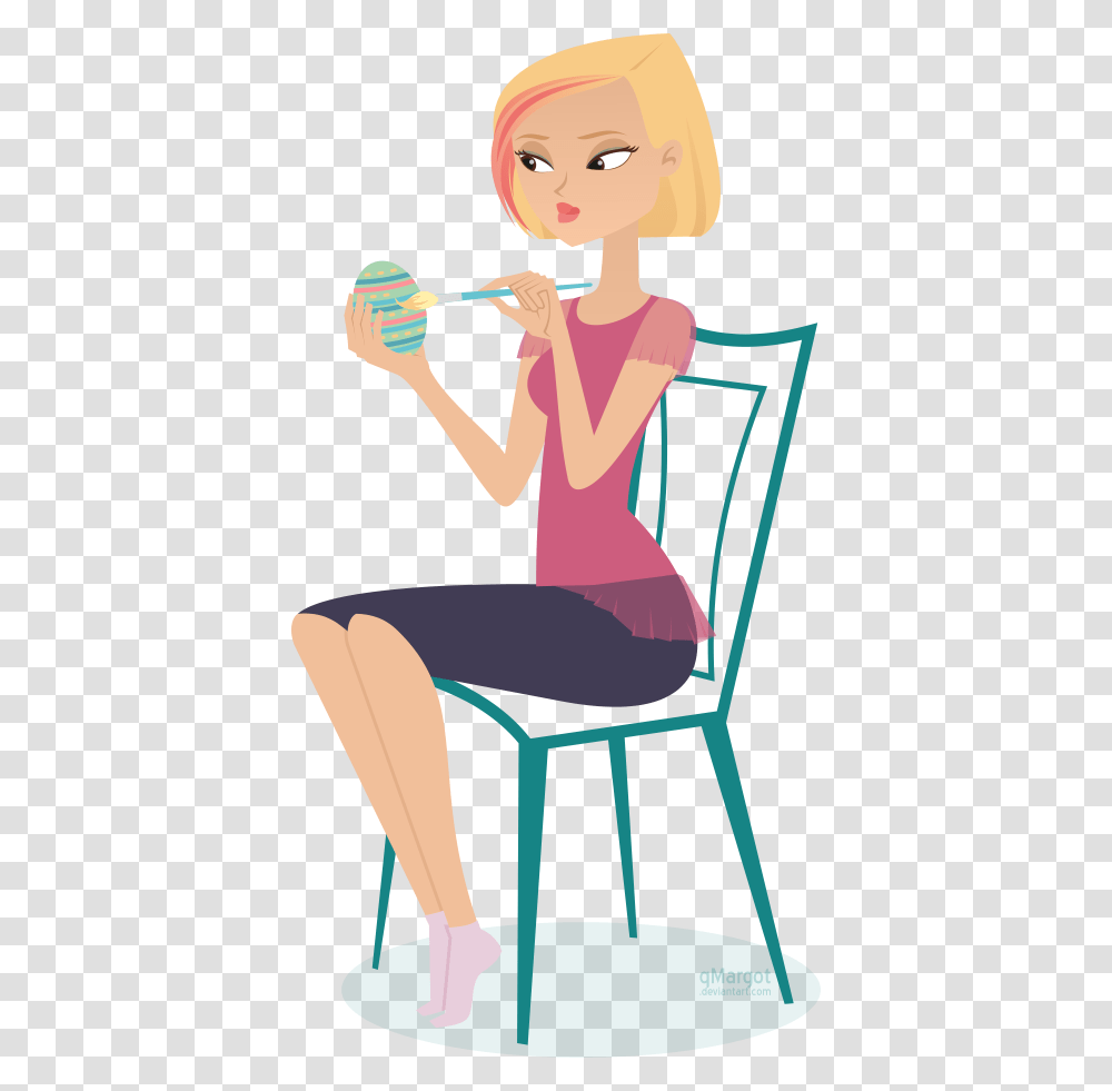 Annie, Sitting, Leisure Activities, Chair, Furniture Transparent Png