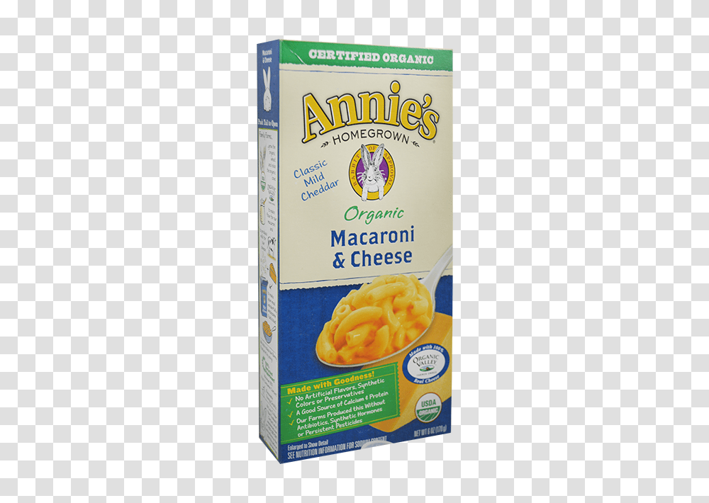 Annies Homegrown Mac Cheese Organic Classic Blue Box Package, Food, Macaroni, Pasta Transparent Png