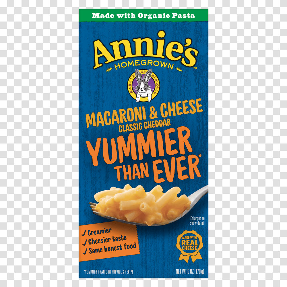 Annies Macaroni And Cheese Pasta Amp Classic Mild Cheddar Mac And, Food, Flyer, Poster, Paper Transparent Png