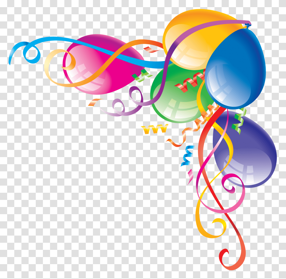 Anniversaire Balloon Modelling Joyeux Birthday Child Happy Birthday Balloon, Pattern, Floral Design Transparent Png