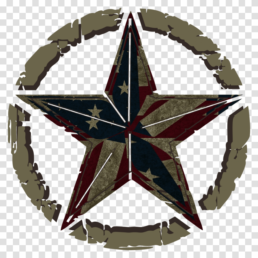 Anniversary Of D Day Logo, Star Symbol Transparent Png