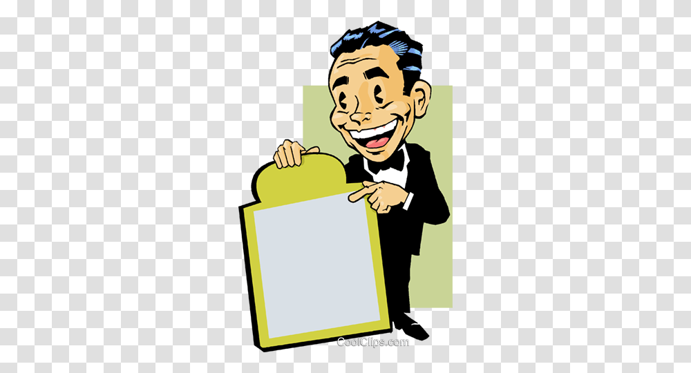 Announcement Royalty Free Vector Clip Art Illustration, Person, Human, Performer, Magician Transparent Png
