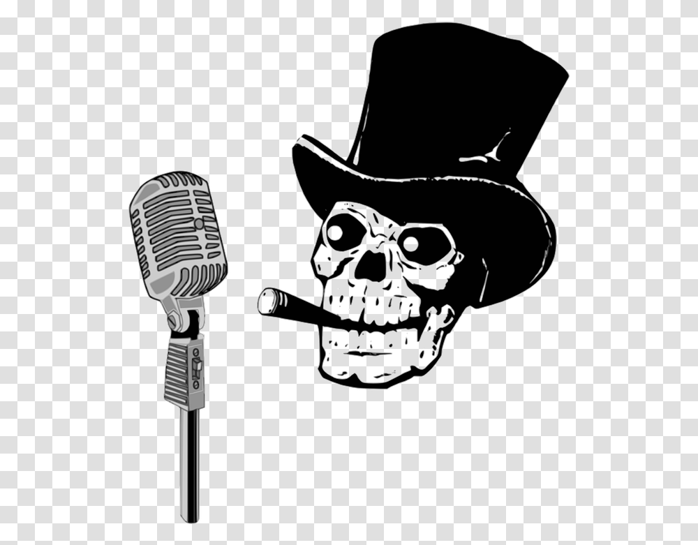 Announcer Humor Music Free Vector Graphic On Pixabay Musik Skelett, Electrical Device, Microphone Transparent Png