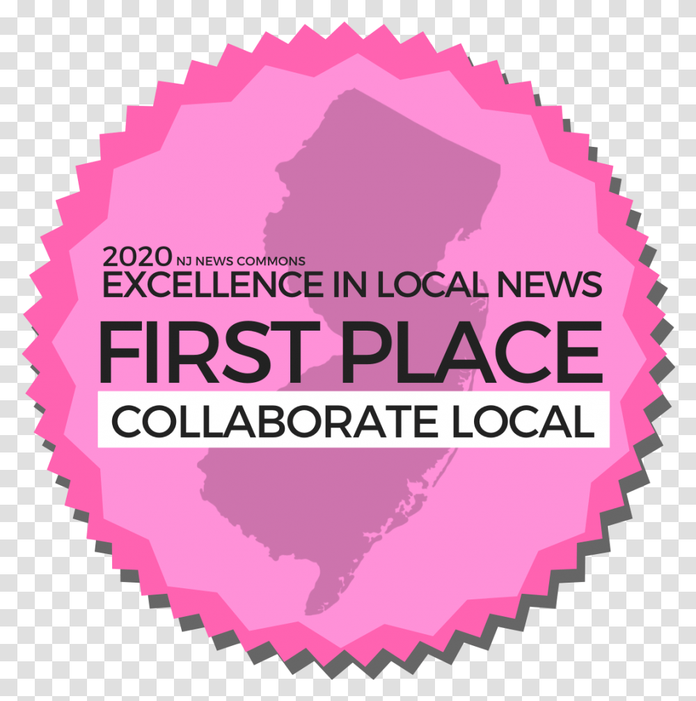Announcing The Winners Of 2020 Excellence In Local News Zig Zag Circle Svg, Label, Text, Word, Sticker Transparent Png