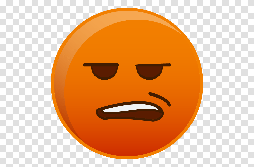 Annoyed 3 Clipart Rudeness Emoji, Pac Man, Label Transparent Png