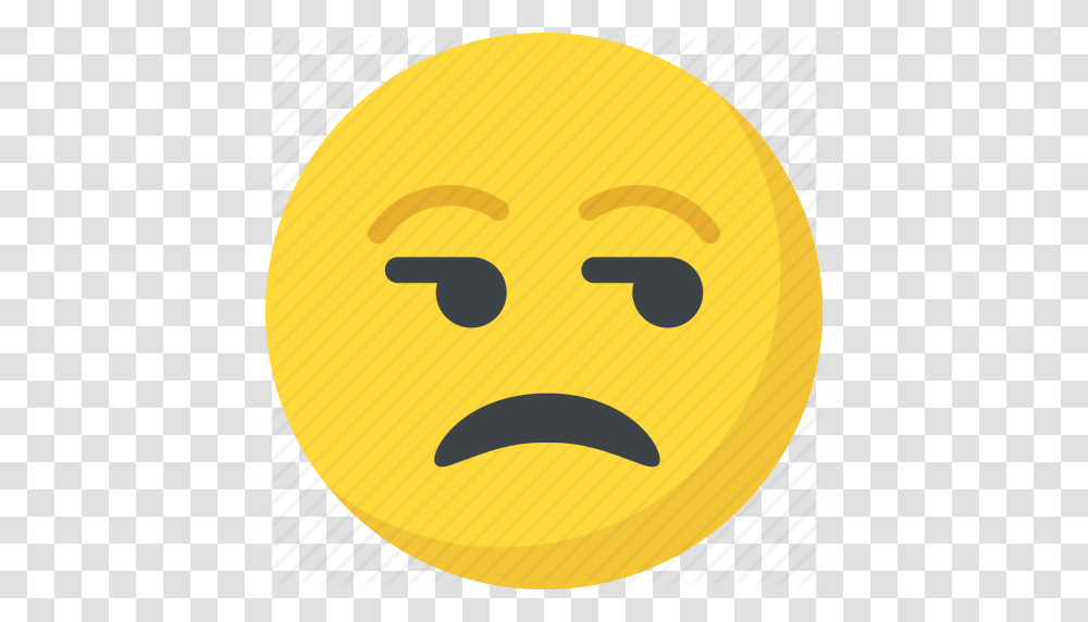 Annoyed Emoji Image, Pillow, Cushion, Car, Vehicle Transparent Png