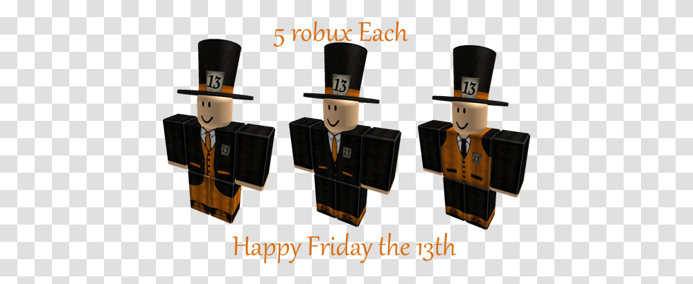 Annoying Kaanthepro3 Roblox Friday The 13th Top Hat, Robot, Minecraft Transparent Png
