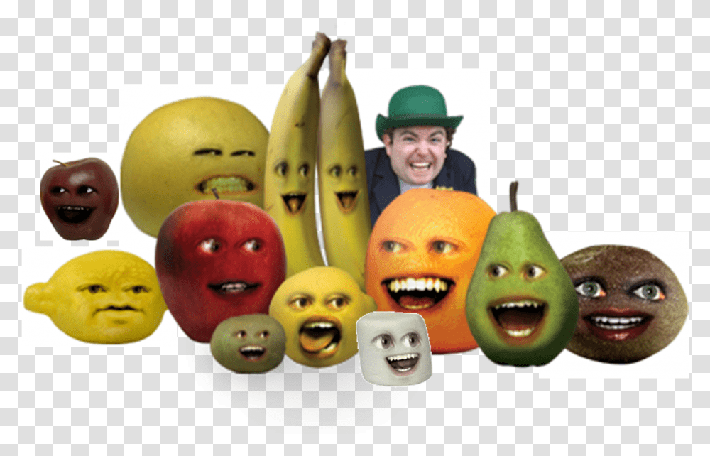 Annoying Orange Characters, Plant, Person, Human, Fruit Transparent Png