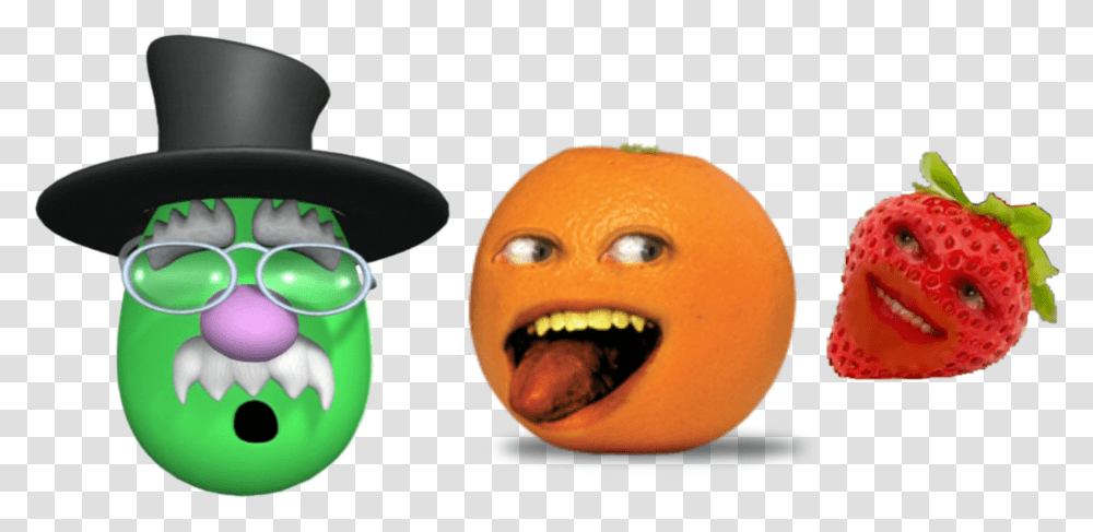 Annoying Orange, Citrus Fruit, Plant, Food, Hat Transparent Png