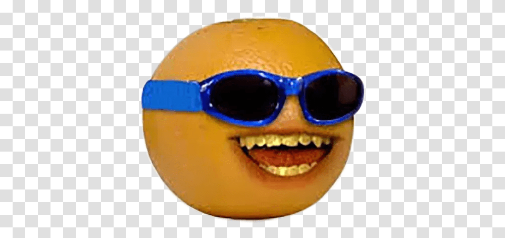 Annoying Orange Whatsapp Stickers Stickers Cloud Annoying Orange With Glasses, Sunglasses, Accessories, Accessory, Clothing Transparent Png