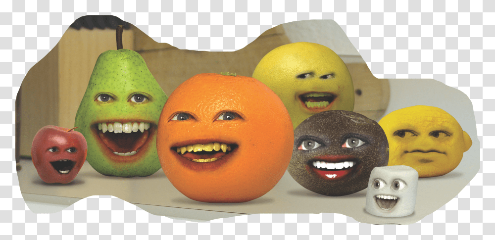 Annoyingorange Orange Pear Sticker By Jaharah Hobbs Annoying Orange, Citrus Fruit, Plant, Food, Toy Transparent Png