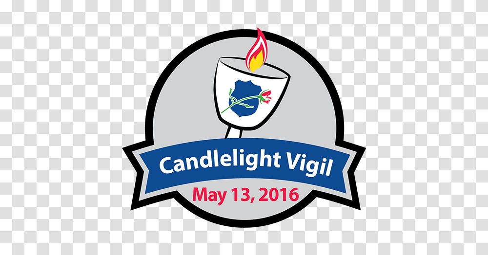 Annual Candlelight Vigil Police Week Police Officers, Logo, Trademark, Torch Transparent Png