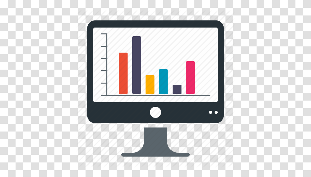 Annual Chart Dashboard Report Icon, Computer, Electronics, Screen, Monitor Transparent Png