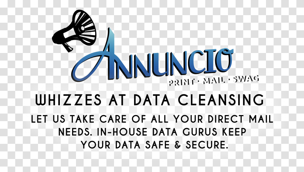 Annuncio Agency Wizzens At Data Cleansing Calligraphy, Logo, Word Transparent Png