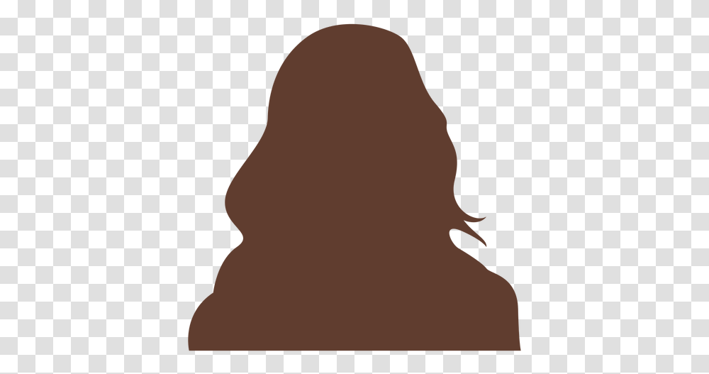 Anonymous Avatar Woman Long Hair Anonimo Mujer, Silhouette, Animal, Mammal, Person Transparent Png
