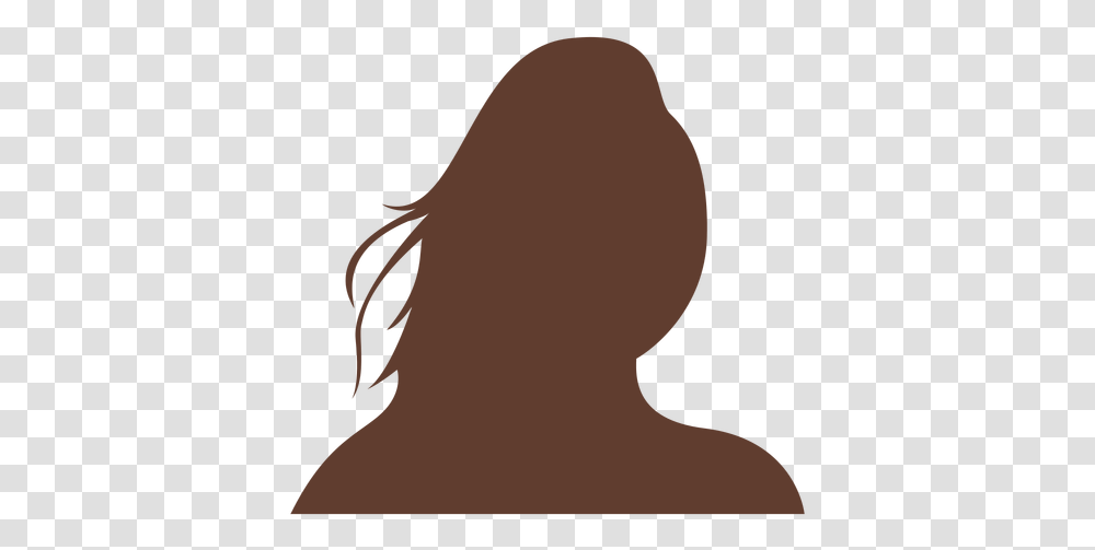 Anonymous Avatar Woman Long Wild Hair Anonimo, Silhouette, Clothing, Apparel, Back Transparent Png
