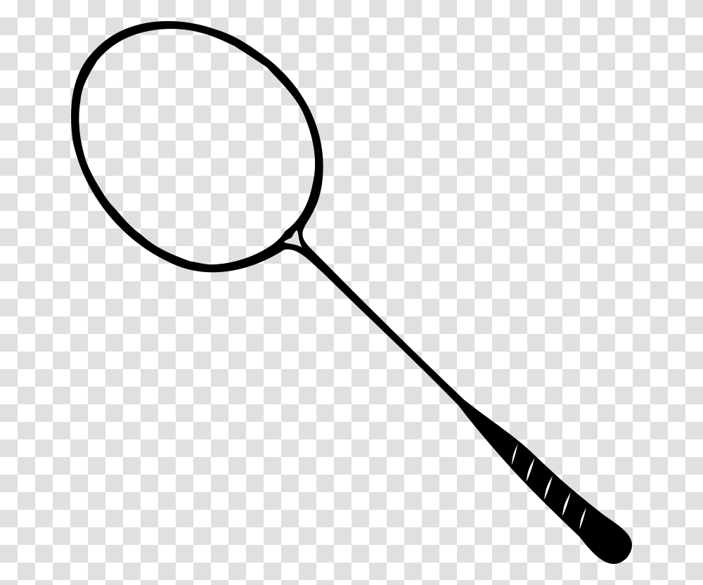 Anonymous Badminton Racket, Sport, Outdoors, Nature, Gray Transparent Png
