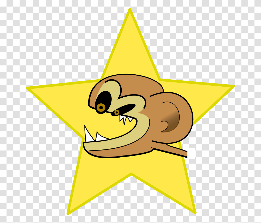 Anonymous Crazy Monkey, Animals, Star Symbol, Airplane Transparent Png