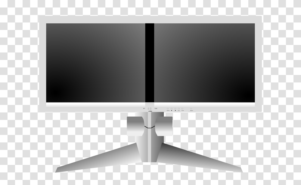 Anonymous Doublesight Dual Monitor, Technology, Screen, Electronics, Display Transparent Png