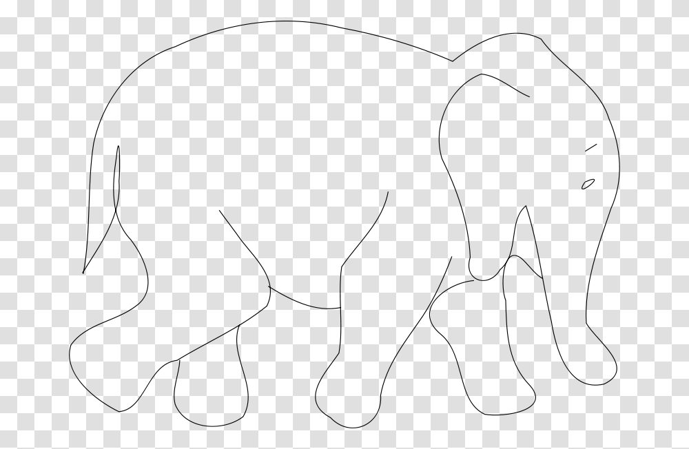 Anonymous Elephant Outline, Animals, Gray, World Of Warcraft Transparent Png
