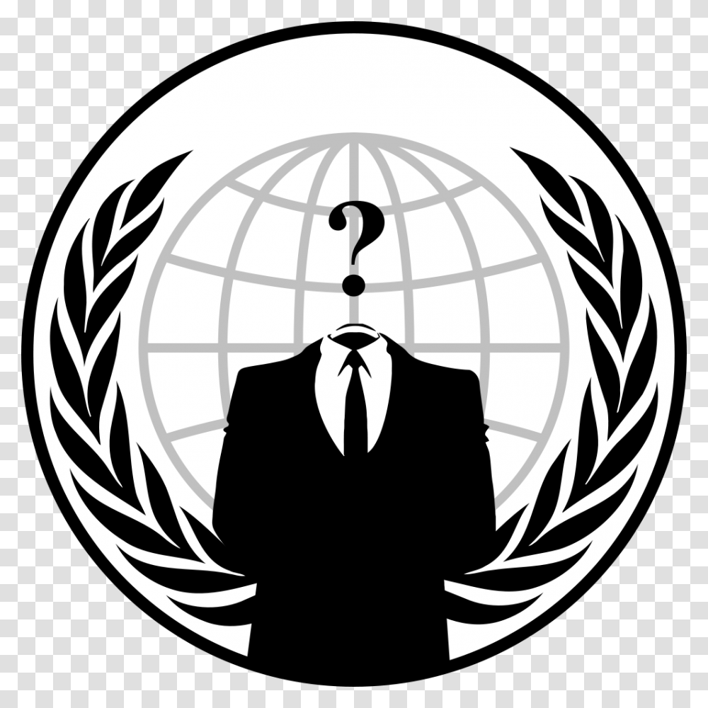 Anonymous Escalates Cyber War Against Israel And Pro Israel, Emblem, Logo, Trademark Transparent Png