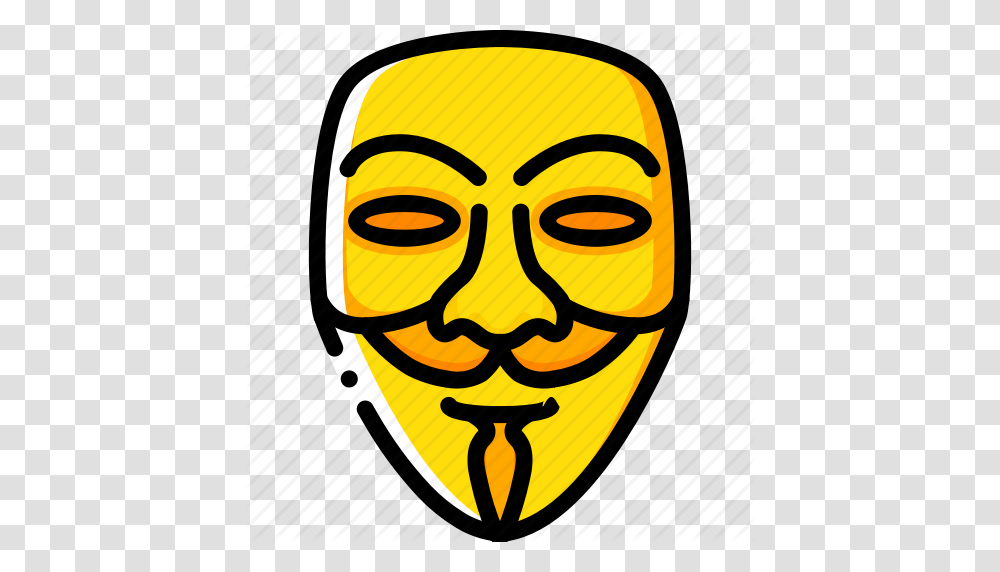 Anonymous Fawkes Firework Guy Mask Night Icon, Label, Plectrum Transparent Png