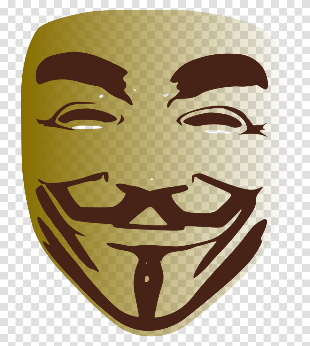 Anonymous Guy Fawkes Mask Clip Art Mask Sticker New, Head, Plant ...