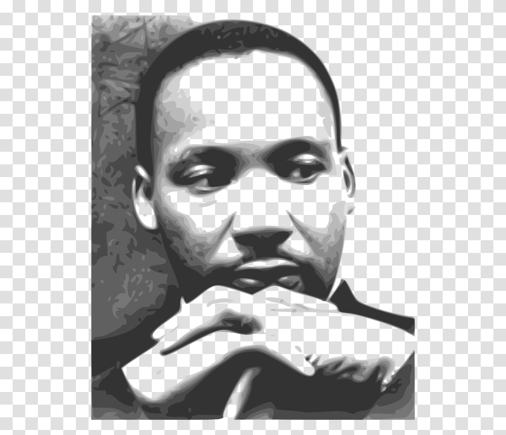 Anonymous Martin Luther King Jr, Person, Face, Human, Head Transparent Png
