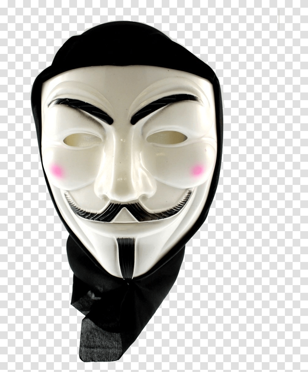 Anonymous Mask Download, Helmet, Apparel Transparent Png