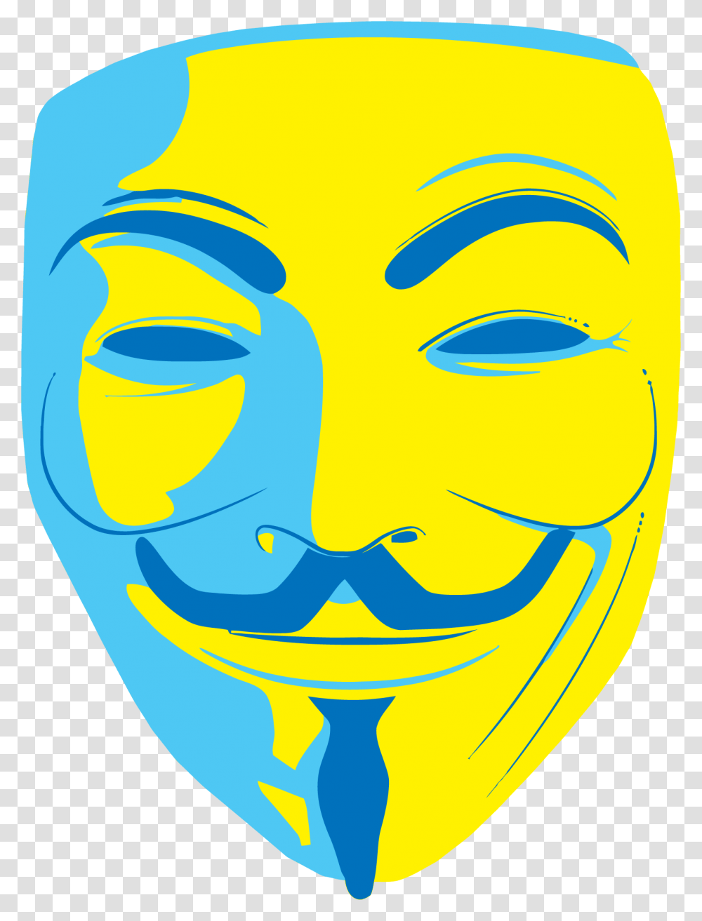 Anonymous Mask, Label Transparent Png