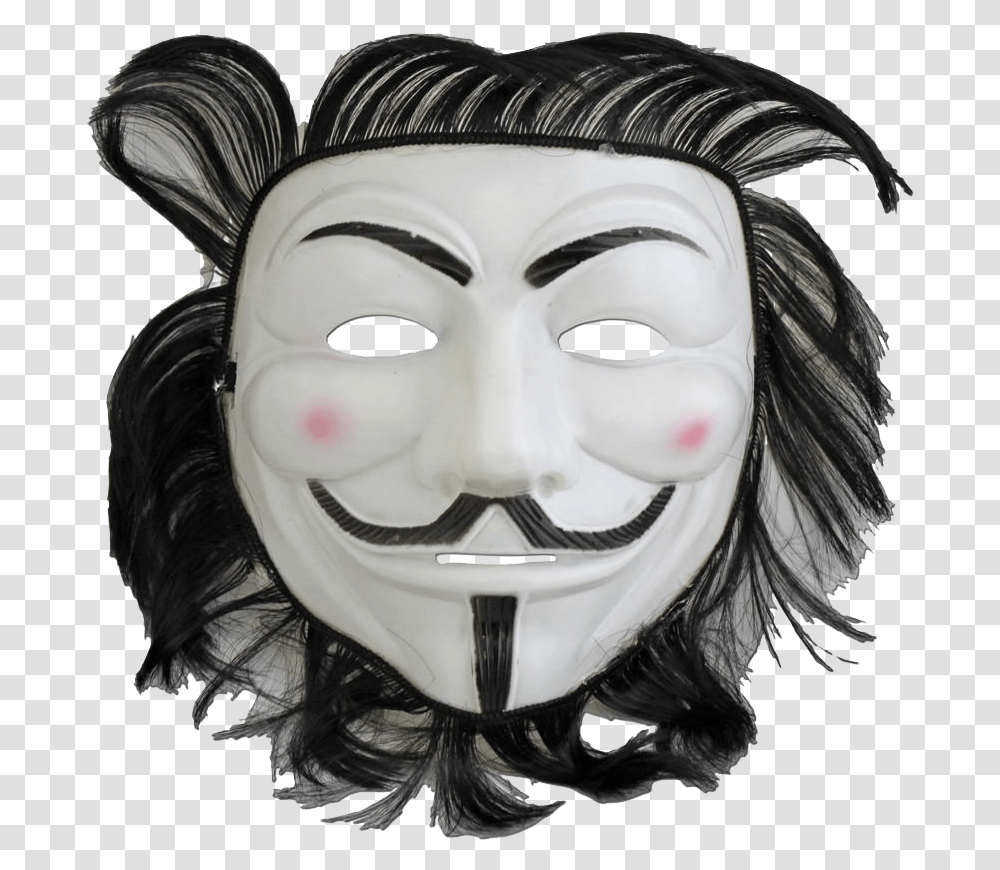 Anonymous Mask Hd Background Face Mask, Doll, Toy, Head Transparent Png